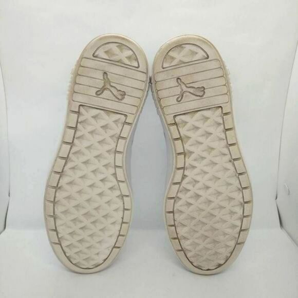 Puma Smash Platform V2 Fashion Sneakers Womens Size 8 White Casual Classic Shoes - Picture 7 of 8